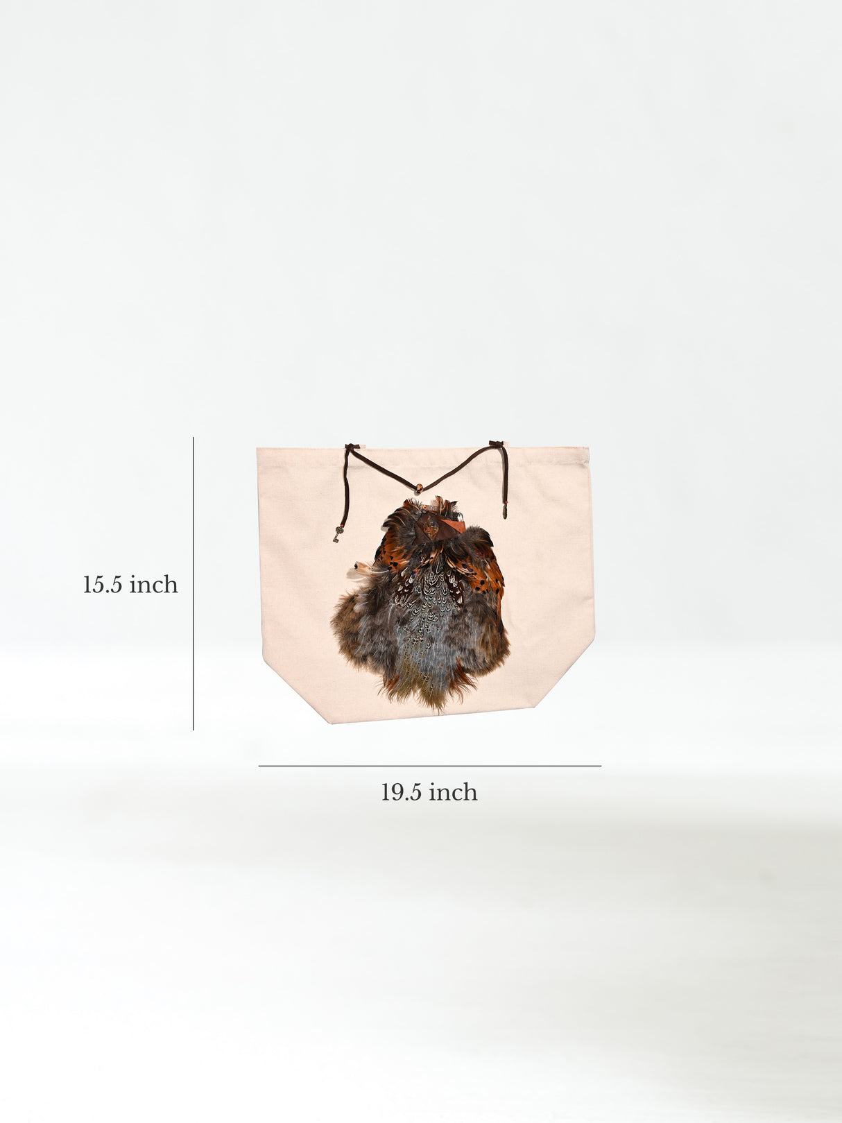 Hand Drum Carrying Bag - Wings in Flight - Natural Seraphae 3 | mmdc1-Seraphae