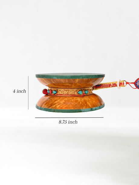 High Quality Tibetan Chod Damaru Hand Drum - mmhd-33