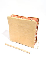Peruvian Square Two-Sided Hand Drum 1 | mmhd0006
