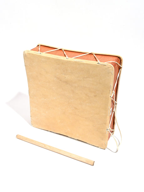 Peruvian Square Two-Sided Hand Drum 1 | mmhd0006