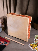 Peruvian Square Two-Sided Hand Drum LS | mmhd0006