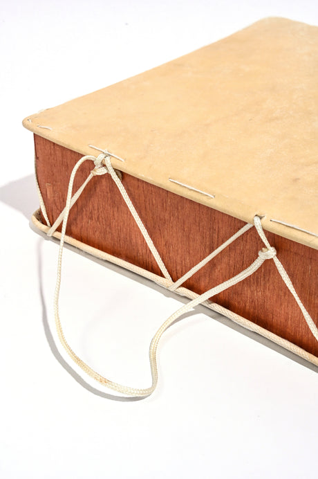 Peruvian Square Two-Sided Hand Drum 3 | mmhd0006