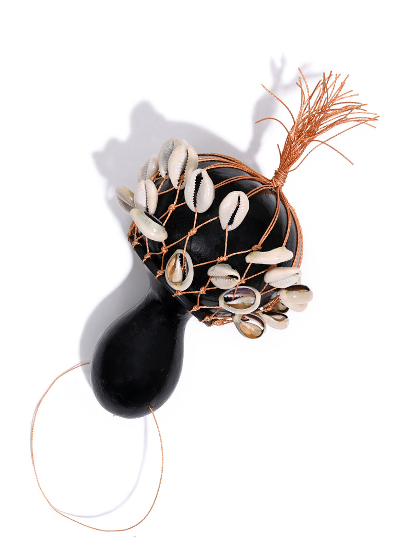 Calabash Gourd and Cowrie Shell Shaker
