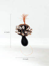 Calabash Gourd and Cowrie Shell Shaker Dimension | mmr0115