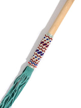 Elk Hide Beaded Rattle - Star Song 1 | mmr0139
