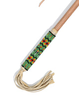 Elk Hide Beaded Rattle | mmr0139