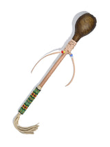 Elk Hide Beaded Rattle 1 | mmr0139