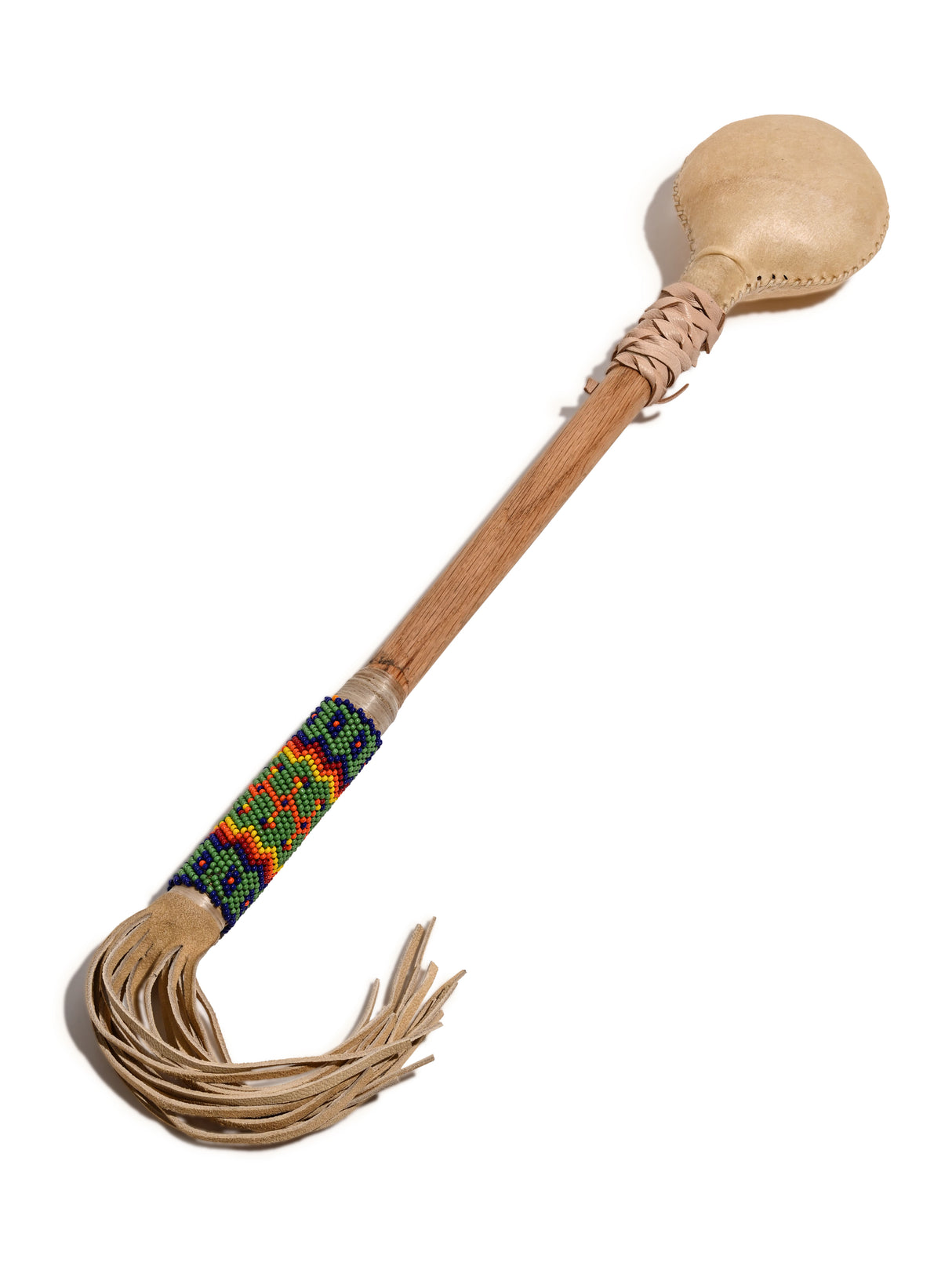 Elk Beaded Rattle | mmr0141