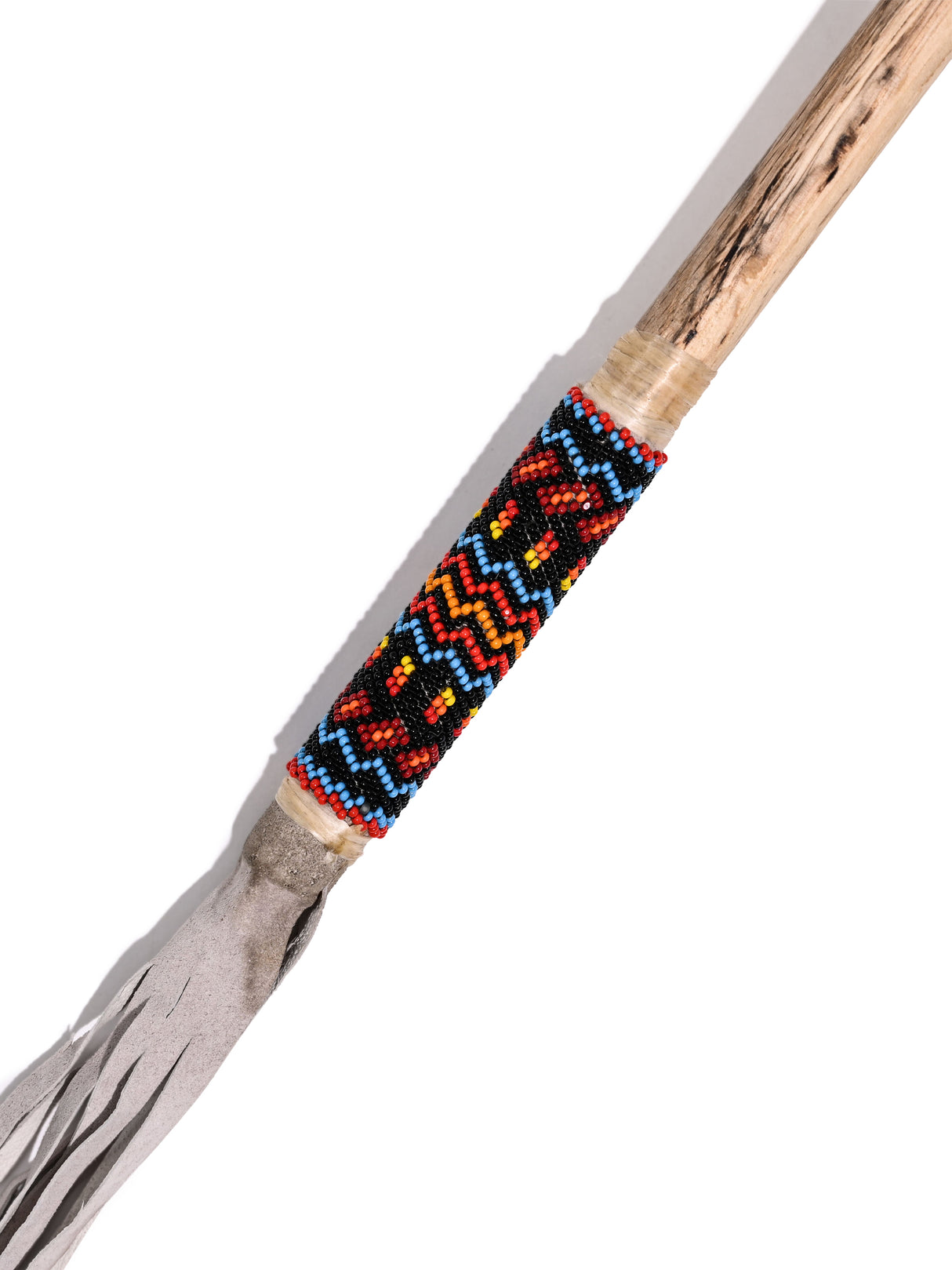 Elk Beaded Rattle | mmr0142