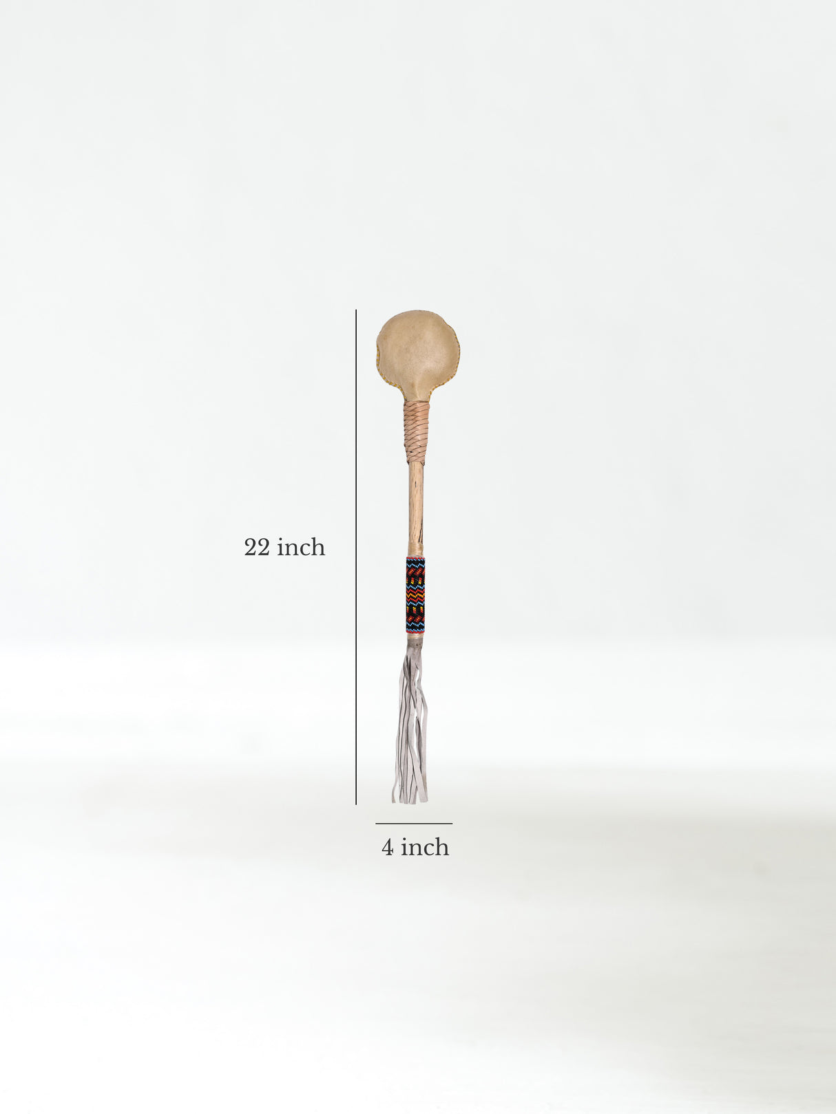 Elk Beaded Rattle 2 | mmr0142