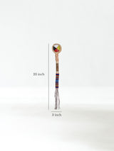 Elk Beaded Rattle Dimension | mmr0143