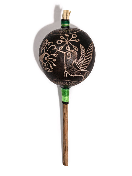 Peruvian Amazon Gourd Rattle - Hummingbird | mmr026-Medium 