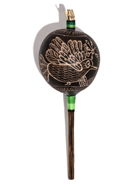 Peruvian Amazon Gourd Rattle - Hummingbird | mmr026-Medium 