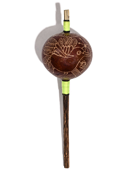 Peruvian Amazon Gourd Rattle - Hummingbird | mmr026-Small