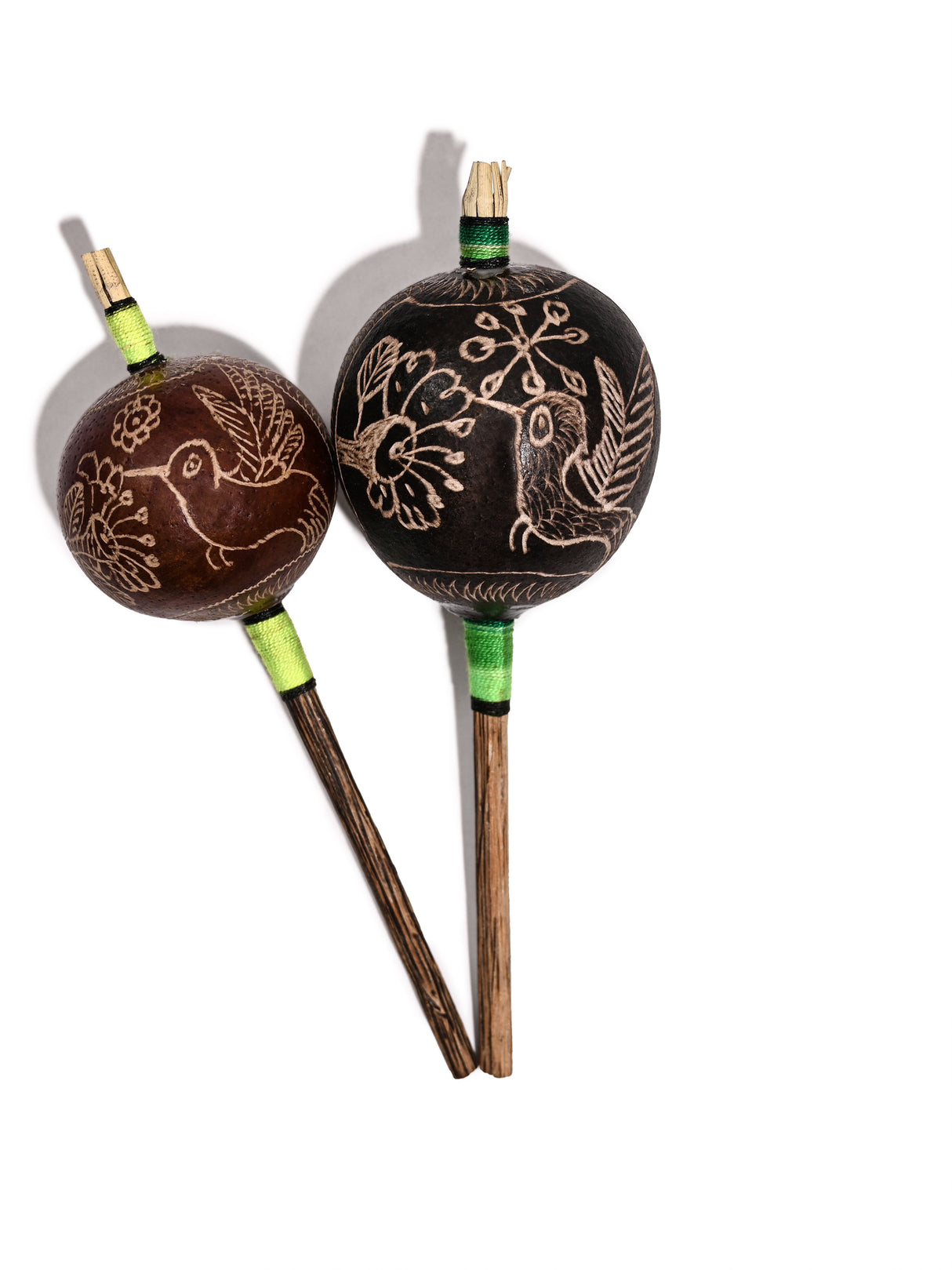 Peruvian Amazon Gourd Rattle - Hummingbird