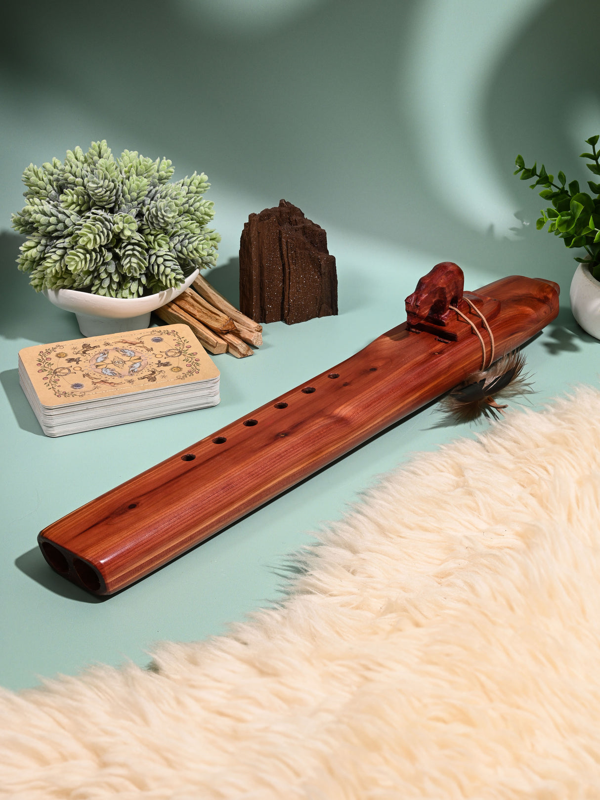 Native American Made Cedar Drone Flute
