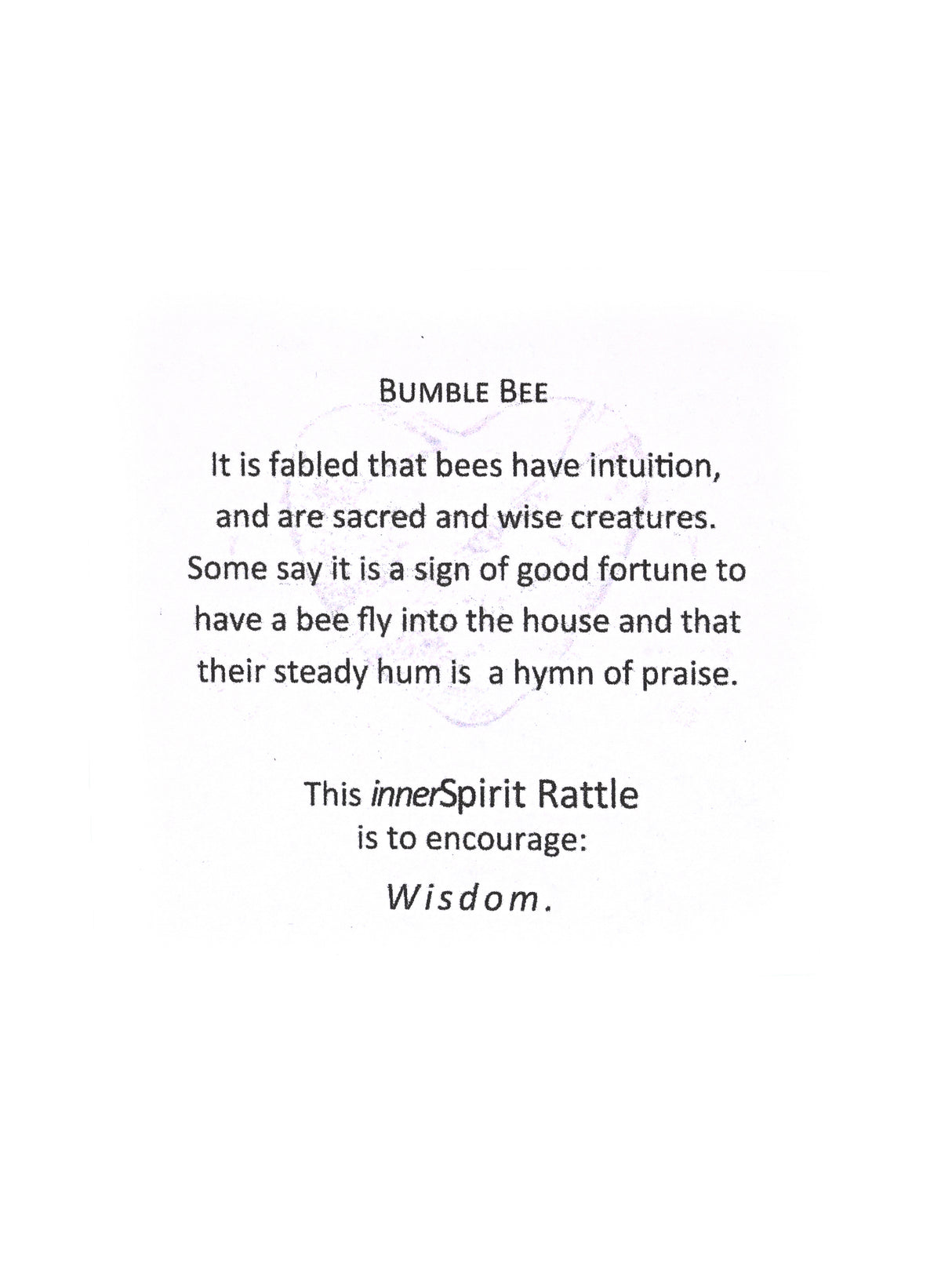 Raku Square Rattle 1 | mmr041- Bumble Bee