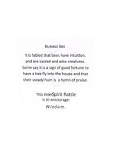 Raku Square Rattle 1 | mmr041- Bumble Bee