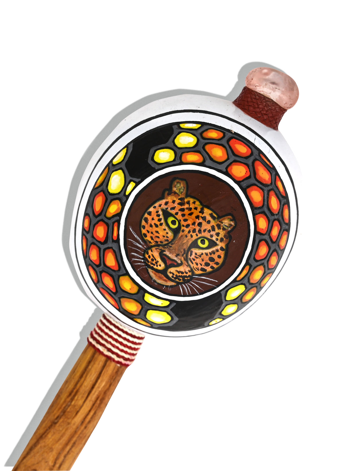 Peruvian Maraca Painted - Jaguar 1 | mmr082