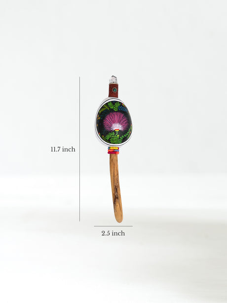 Peruvian Maraca Painted - Bobinsana Flower Dimension | mmr083