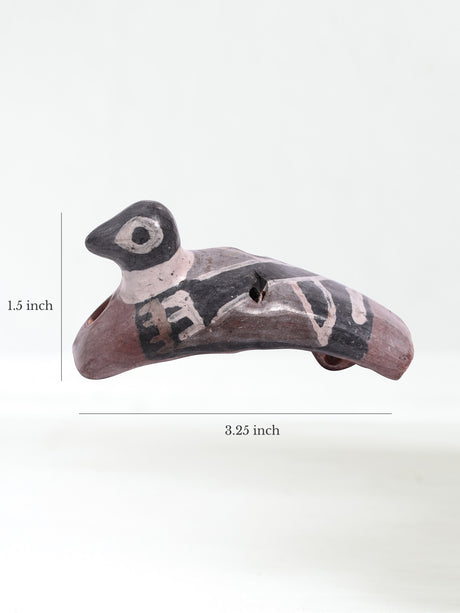 Ocarina Whistle - Pre Inca Replica Dimension | mms019-Nazca Swallow