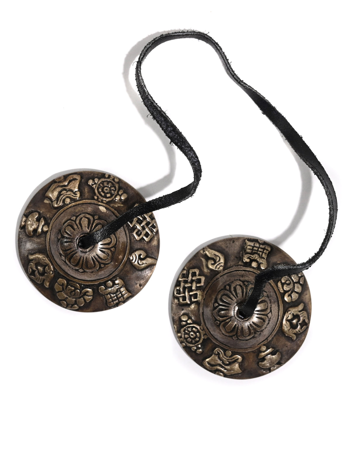 Black Om Tingsha - 1.75 inch 1 | mmt2