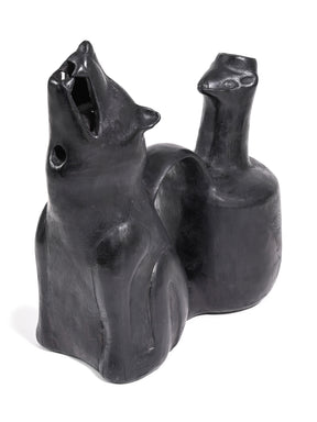 Huaco Silbador-Peruvian Whistling Vessel - Howling Wolf 1 | mmwv024