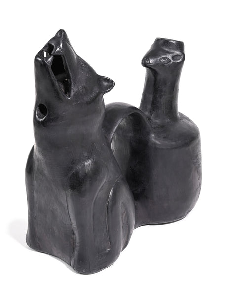 Huaco Silbador-Peruvian Whistling Vessel - Howling Wolf 1 | mmwv024