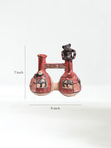 Huaco Silbador-Peruvian Whistling Vessel - Female Cougar Dimension | mmwv027