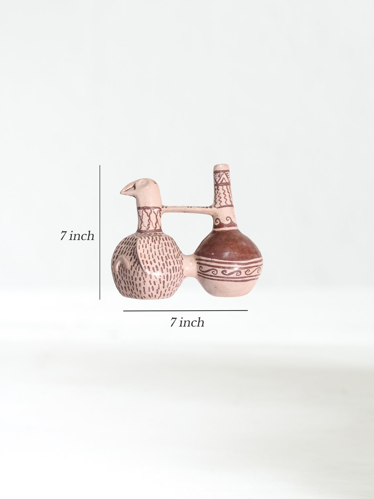 Huaco Silbador-Peruvian Whistling Vessel - Sican Eagle Dimension | mmwv033