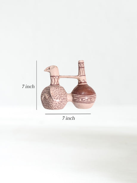 Huaco Silbador-Peruvian Whistling Vessel - Sican Eagle Dimension | mmwv033