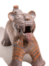 Huaco Silbador-Peruvian Whistling Vessel - Jaguar 1 | mmwv036