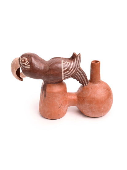 Huaco Silbador-Peruvian Whistling Vessel - Parrot - mmwv046