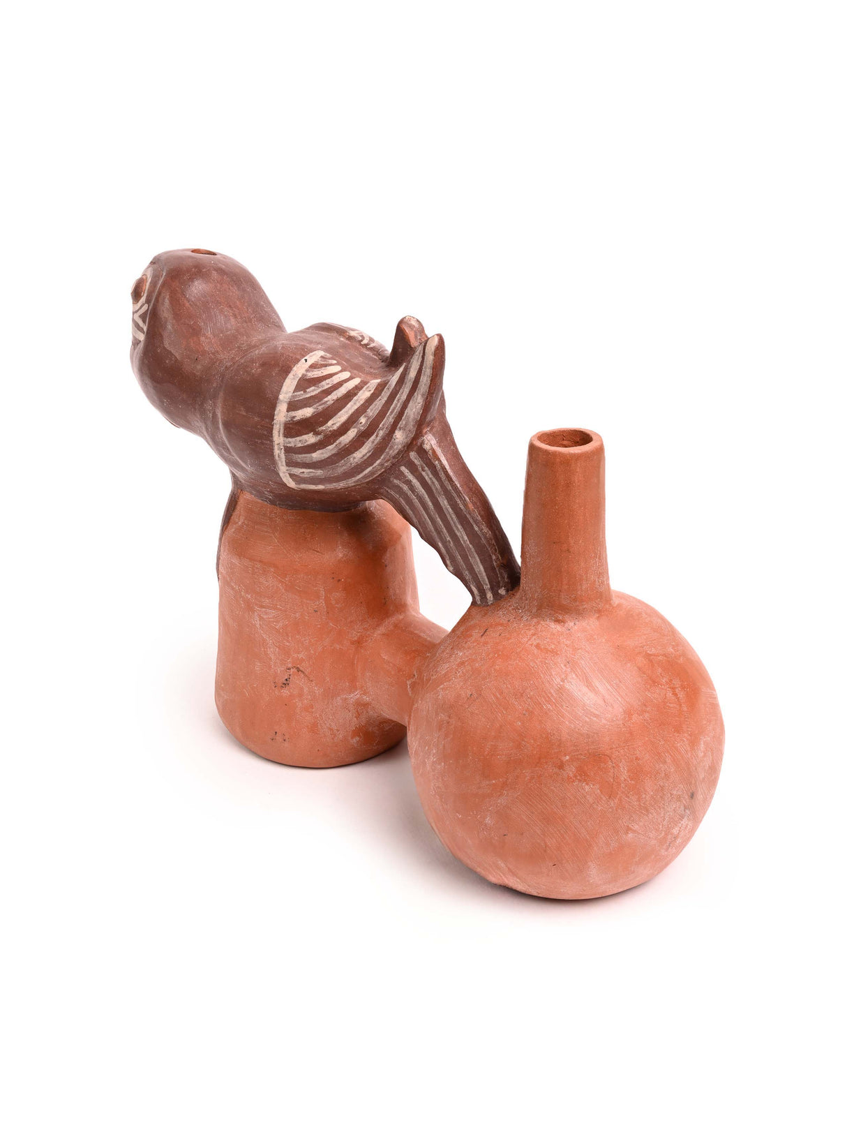 Huaco Silbador-Peruvian Whistling Vessel - Parrot - mmwv046
