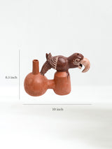 Huaco Silbador-Peruvian Whistling Vessel - Parrot - mmwv046
