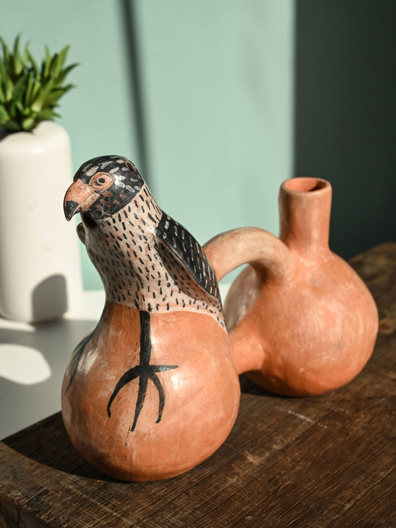 Huaco Silbador-Peruvian Whistling Vessel - Kestrel