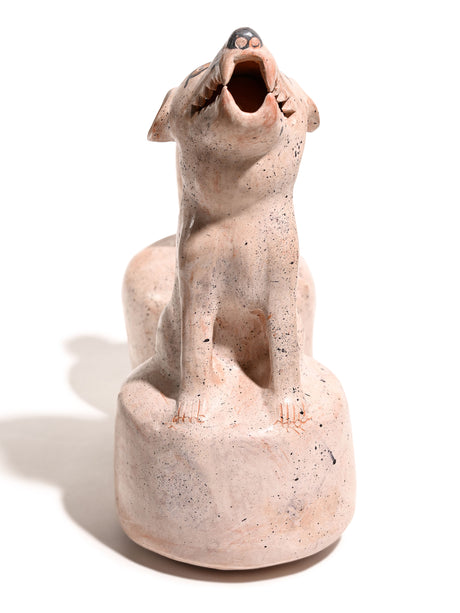 Huaco Silbador-Peruvian Whistling Vessel - The Howling Fox 1 | mmwv052