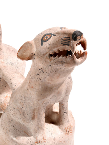 Huaco Silbador-Peruvian Whistling Vessel - The Howling Fox 2 | mmwv052