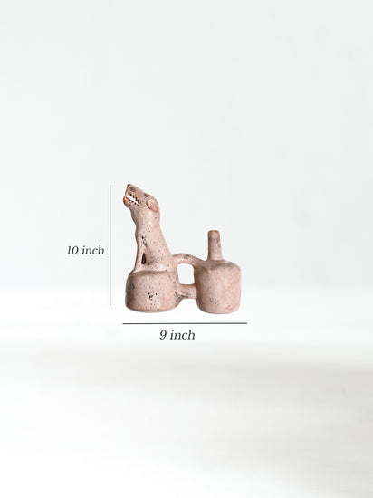 Huaco Silbador-Peruvian Whistling Vessel - The Howling Fox Dimension | mmwv052