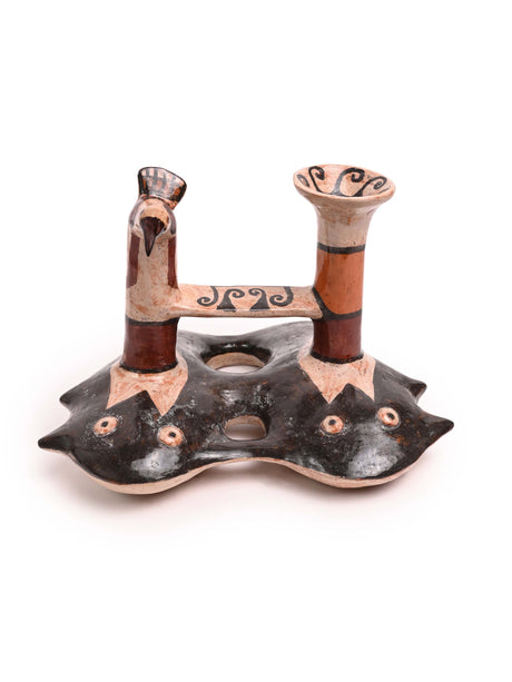Huaco Silbador-Peruvian Whistling Vessel - The Fish & The Hummingbird 2 | mmwv058