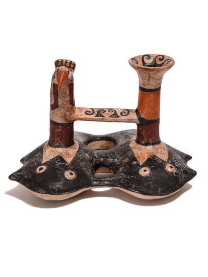 Huaco Silbador-Peruvian Whistling Vessel - The Fish & The Hummingbird 2 | mmwv058
