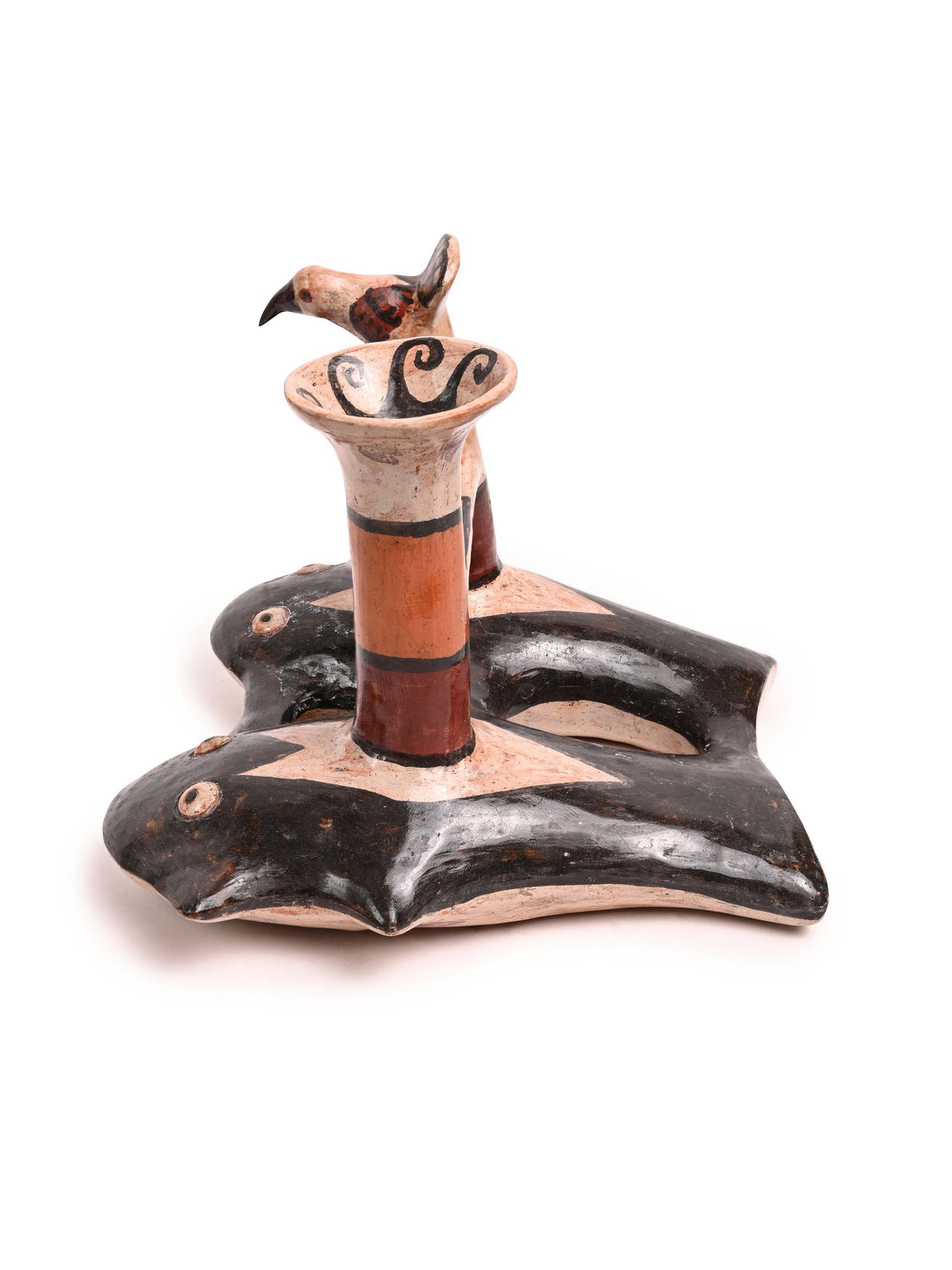 Huaco Silbador-Peruvian Whistling Vessel - The Fish & The Hummingbird 5 | mmwv058