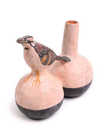 Huaco Silbador-Peruvian Whistling Vessel - The Sparrow