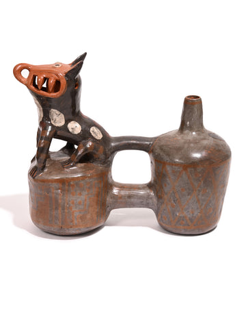 Huaco Silbador-Peruvian Whistling Vessel - The Happy Fox