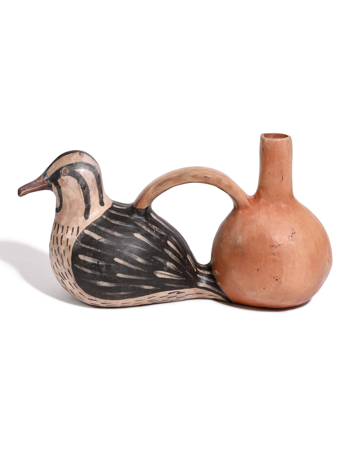 Huaco Silbador-Peruvian Whistling Vessel - River Duck 3 | mmwv062