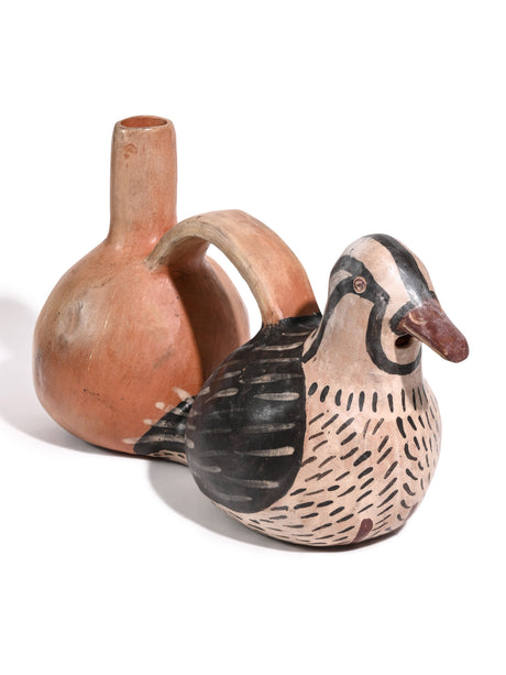 Huaco Silbador-Peruvian Whistling Vessel - River Duck 6 | mmwv062