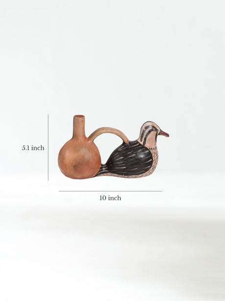 Huaco Silbador-Peruvian Whistling Vessel - River Duck Dimension | mmwv062