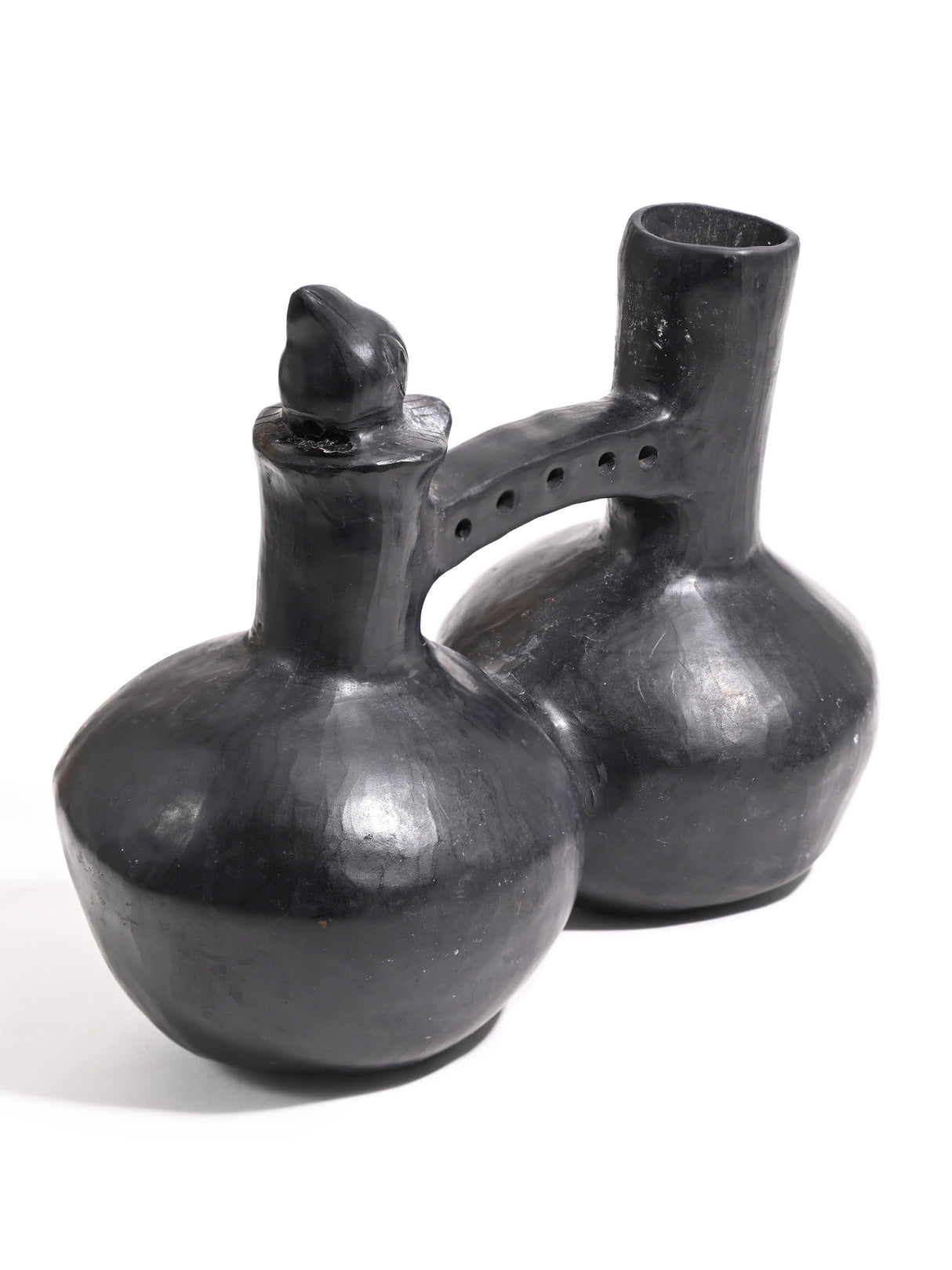 Huaco Silbador-Peruvian Whistling Vessel - Woodpecker 1 | mmwv063