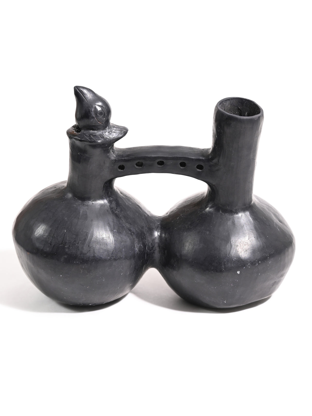 Huaco Silbador-Peruvian Whistling Vessel - Woodpecker 3 | mmwv063