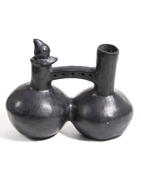 Huaco Silbador-Peruvian Whistling Vessel - Woodpecker 3 | mmwv063